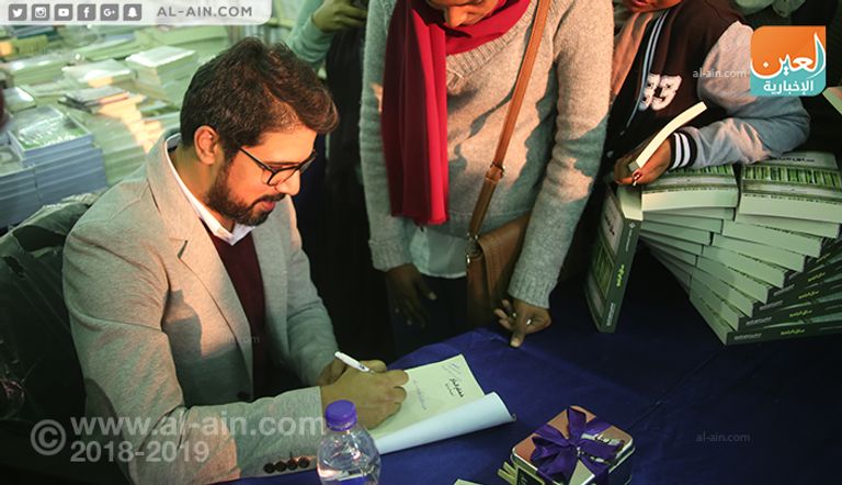 من أحد أجنحة معرض القاهرة للكتاب هذا العام