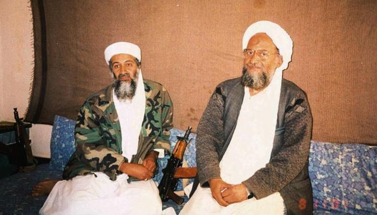 أسامة بن لادن وأيمن الظواهري زعيما تنظيم القاعدة الإرهابي- أرشيفية