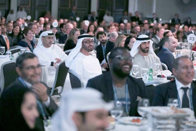 الشيخ محمد بن زايد آل نهيان في مؤتمر "ميلكن"