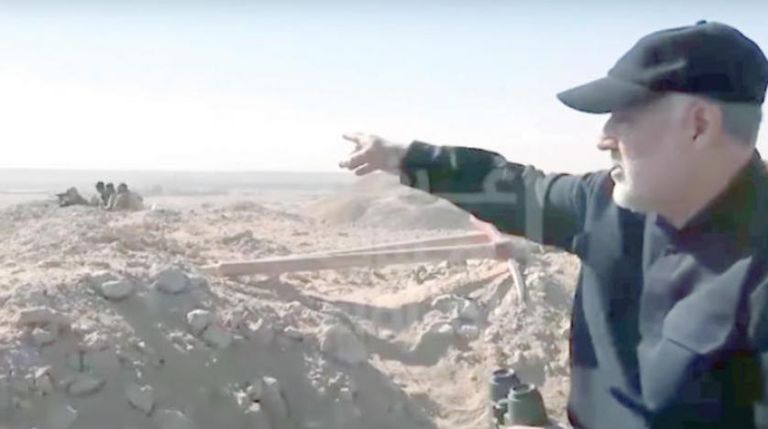 الإرهابي قاسم سليماني يدير معارك الحرس الثوري في سوريا