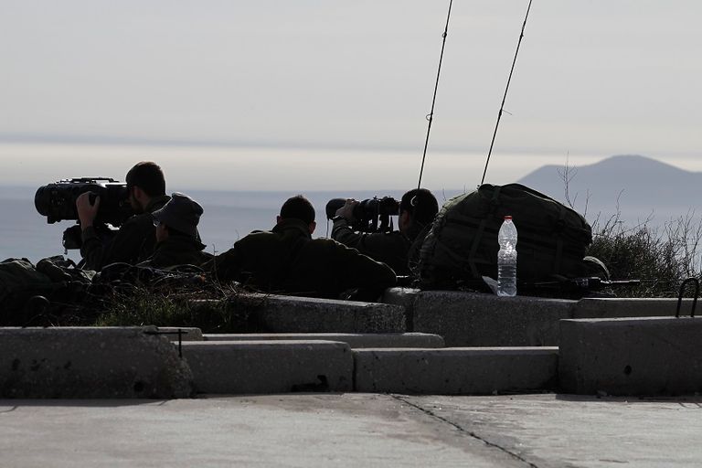 الطائرة الإسرائيلية التي أسقطها الجيش السوري - الفرنسية