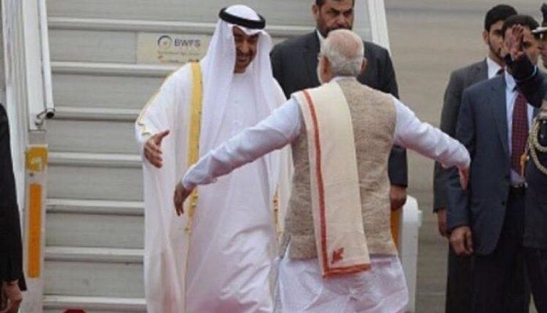 رئيس الوزراء الهندي ناريندرا مودي يستقبل الشيخ محمد بن زايد الإمارات والهند.. علاقة تاريخية