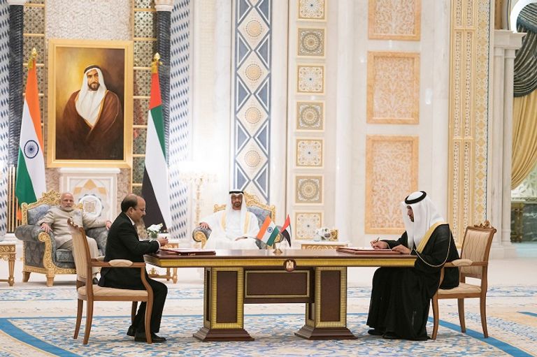 بعدتوقيع اتفاق التعاون بين أدنوك وائتلاف الشركات الهندية