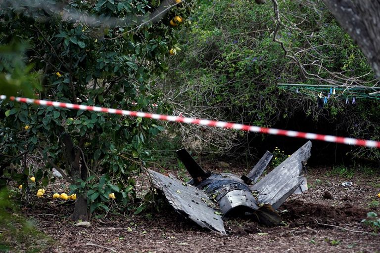 بقايا الصاروخ السوري الذى أسقط الطائرة الإسرائيلية الأمين العام للأمم المتحدة أنطونيو جوتيريش