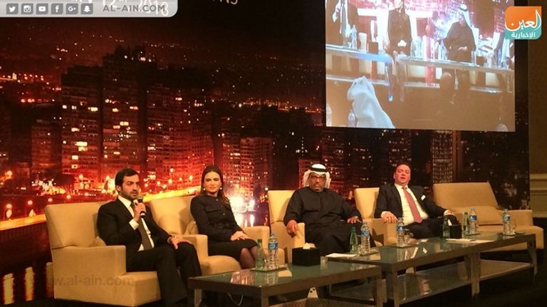 سفير الإمارات ووزيرة الاستثمار المصرية وقيادات شعاع كابيتال