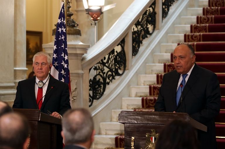 السيسي خلال لقائه تيلرسون 