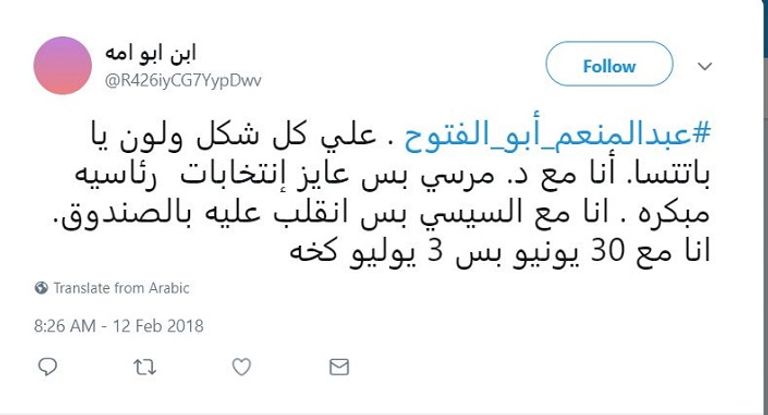 الإخواني عبدالمنعم أبوالفتوح - أرشيفية