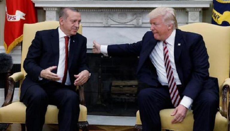 ترامب وأردوغان خلال لقاء سابق- أرشيفية
