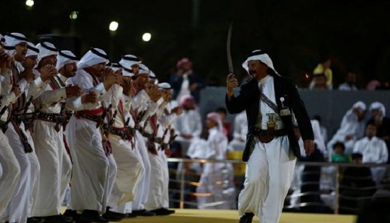 رقصة الانتصارات العسكرية تتألق في مهرجان الجنادرية