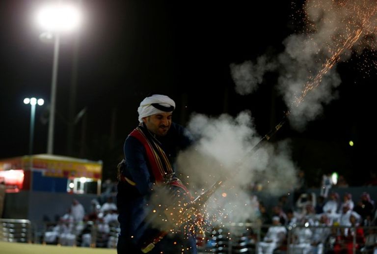 رقصة الانتصارات العسكرية تتألق في مهرجان الجنادرية