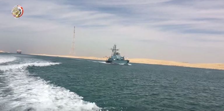 جانب من العمليات التي تشارك بها القوات البحرية المصرية القوات البحرية المصرية تنفذ مهامها بنجاح