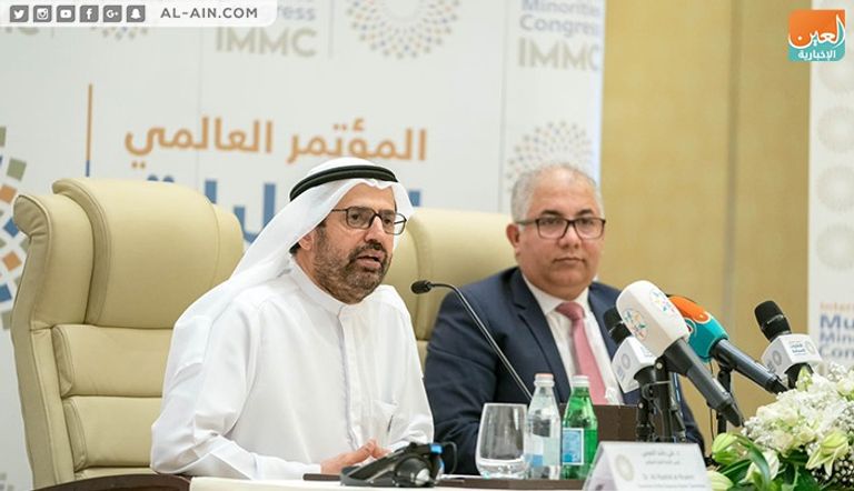 الدكتور علي راشد النعيمي خلال الإعلان عن المؤتمر