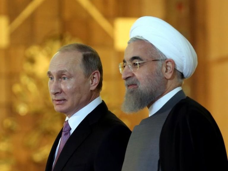 روحاني وبوتين الهجوم الكيماوي في سوريا- أرشيفية