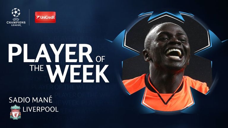 ساديو ماني أفضل لاعب في الأسبوع ساديو ماني