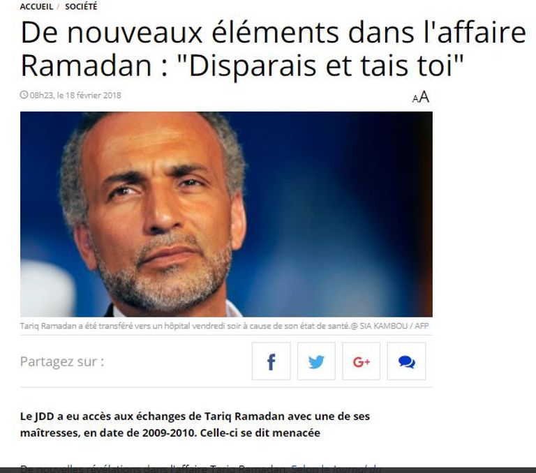 تقرير الصحيفة الفرنسية كشف شهادات جديدة عن حفيد البنا طارق رمضان