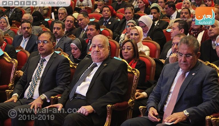 المؤتمر شارك فيه عدد من الشخصيات السياسية العامة رئيس حزب حماة الوطن جلال الهريدي، متحدثا خلال المؤتمر