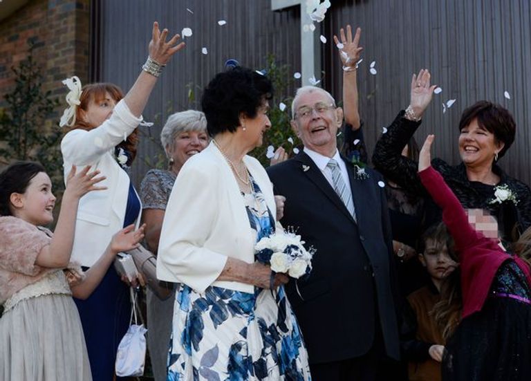 جورج كوفين وإيرين لانينج يتزوجان في عمر الـ89 عاماً