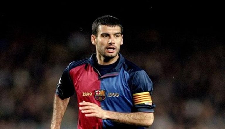 بيب جوارديولا بقميص برشلونة