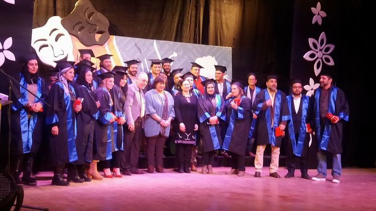 افتتاح مهرجان المسرح العربي بمعهد الفنون المسرحية في مصر