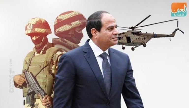 الرئيس السيسي يتابع لحظة بلحظة العملية سيناء 2018 ضد البؤر الإرهابية