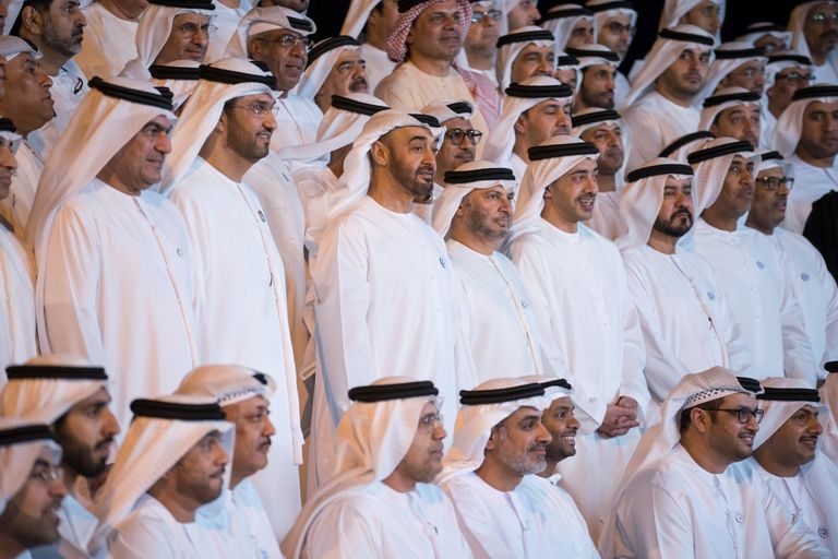 "دولة الإمارات العربية المتحدة تأسست على قواعد راسخة من القيم النبيلة" الشيخ محمد بن زايد آل نهيان يلتقي سفراء الإمارات