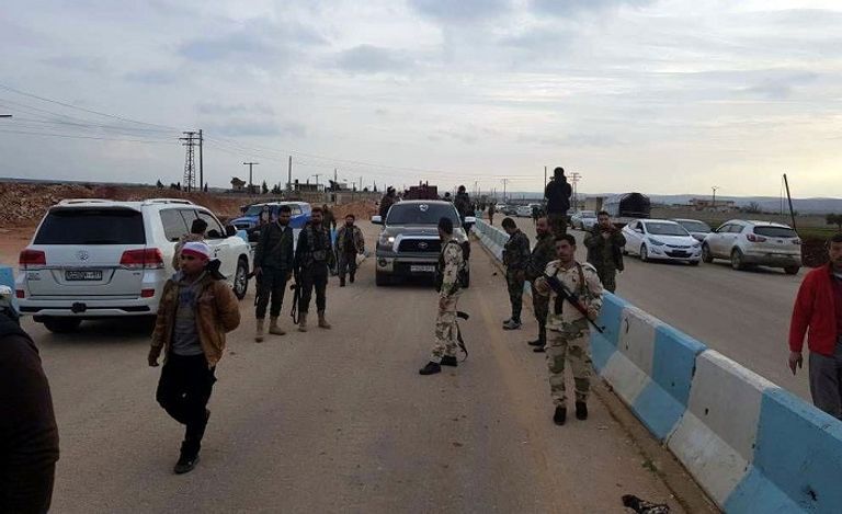 وكالة الأنباء السورية تؤكد بالصور وصول قوات سورية إلى عفرين قوات موالية للنظام السوري