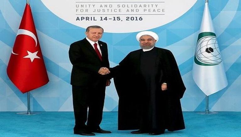 الرئيس التركي أردوغان ونظيره الإيراني حسن روحاني - أرشيفية