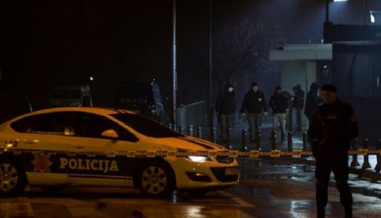 شرطة الجبل الأسود في موقع الحادث - رويترز