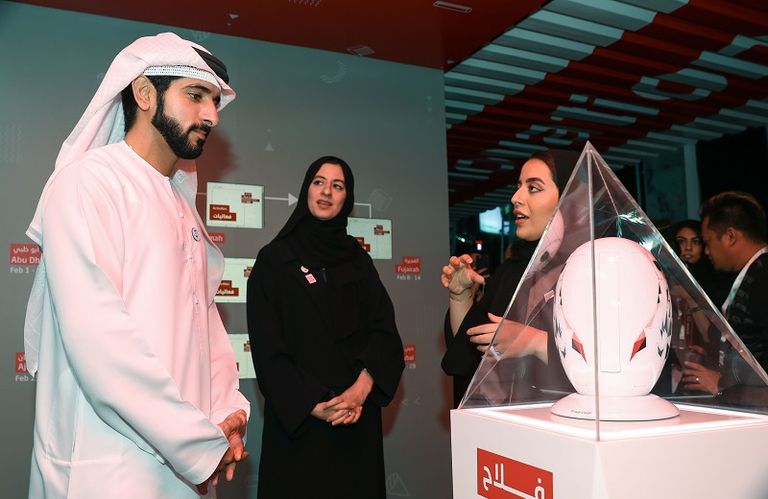 الشيخ حمدان بن محمد يزور المنصات الذكية في شهر الابتكار الشيخ حمدان بن محمد يشهد إطلاق فعاليات شهر الابتكار