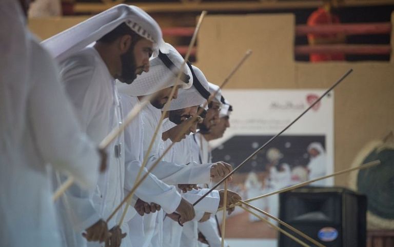 جناح دولة الإمارات بالجنادرية إقبال واسع على جناح الإمارات بالجنادرية