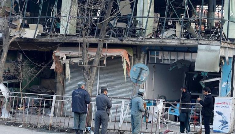 موقع هجوم إرهابي في كابول - رويترز
