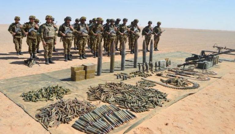 الأسلحة التي حُجزت في أدرار على الحدود مع دولة مالي
