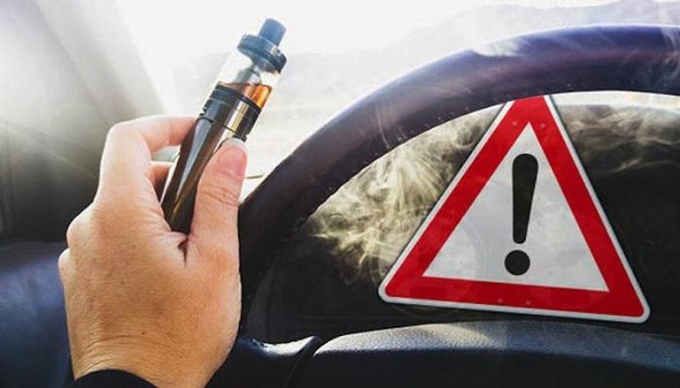 غرامة على مدخني السيجارة الإلكترونية في السيارة في بريطانيا