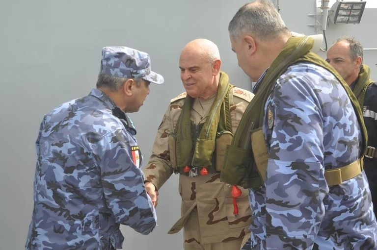 الفريق محمد فريد شهد المرحلة النهائية من التدريب أداء العناصر المشاركة من الجانبين تميز بالاحترافية