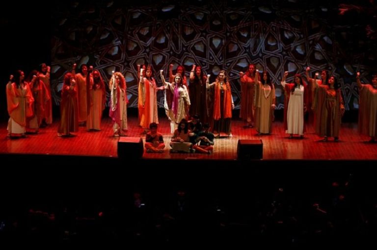 احتفالية في جامعة الرياض - رويترز