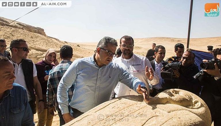 اكتشاف أثري مهم في المنيا جنوب مصر