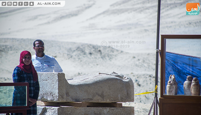 اكتشاف أثري مهم في المنيا جنوب مصر