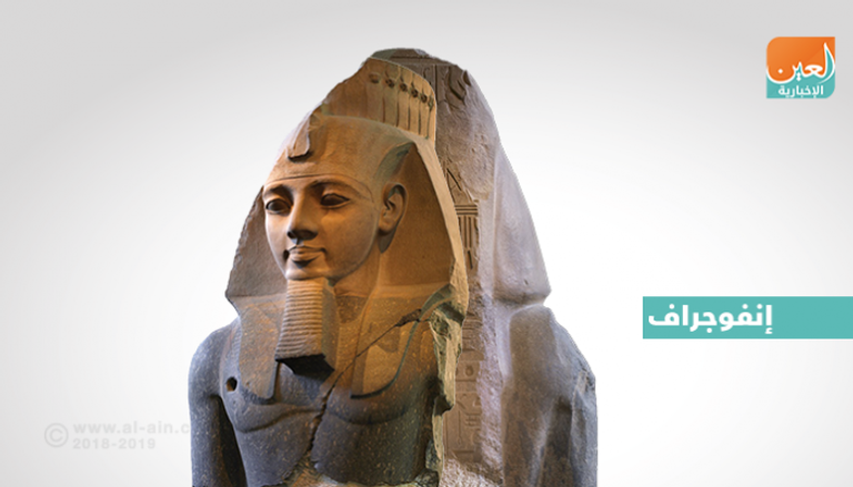 الملك رمسيس الثاني أحد أبرز أيقونات مصر القديمة