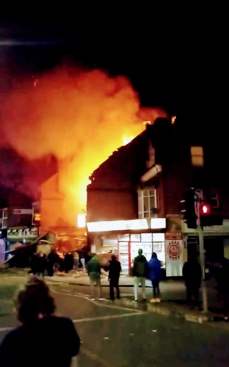 من موقع الحادث بمدينة ليستر