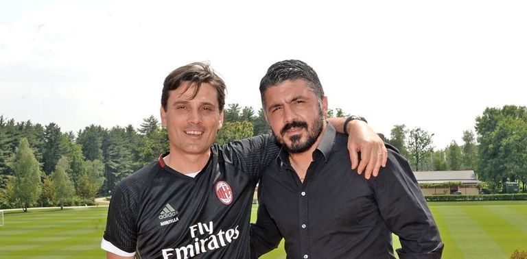 جينارو جاتوزو وفينتشينزو مونتيلا فرانك كيسي لاعب وسط ميلان