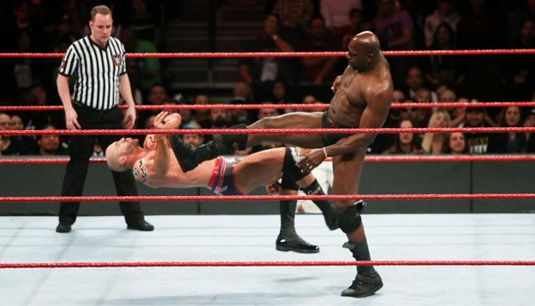 سيزارو وشيموس بعد الفوز