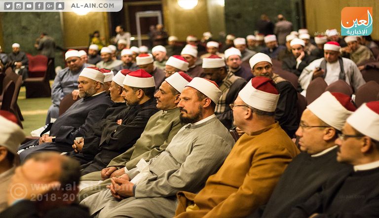 محمد مطر سالم الكعبي خلال مشاركته بالمؤتمر