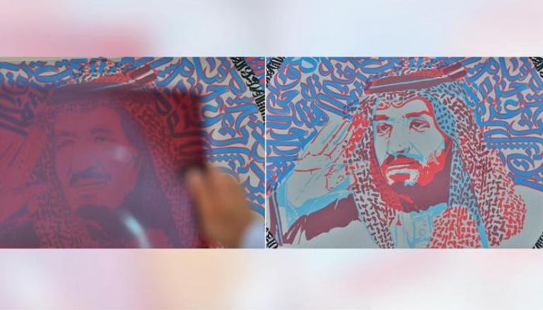 اللوحة الجدارية ثلاثية الأبعاد في مهرجان الجنادرية بالسعودية