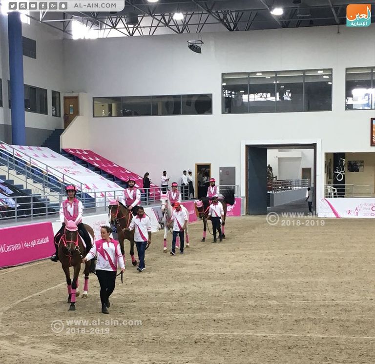 انطلاق مسيرة القافلة الوردية