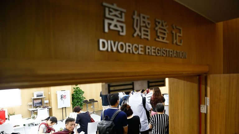 معدل الطلاق ارتفع في الصين إلى 4.8 مليون حالة في 2016