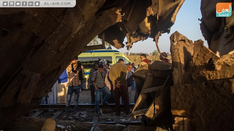 قتلى وجرحى في تصادم قطارين بمصر