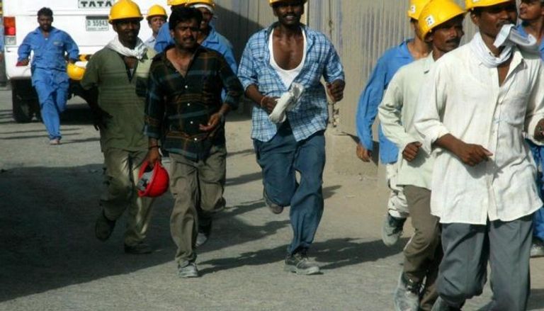 عمالة أجنبية في قطر -أرشيفية