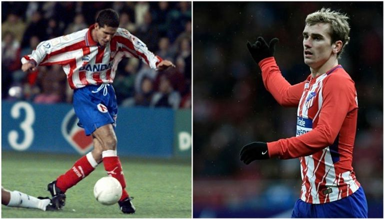 سيميوني وجريزمان أنطوان جريزمان مع دييجو سيميوني