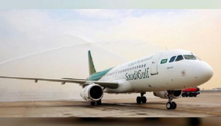 أولى رحلات خطوط طيران السعودية الخليجية تصل مطار دبي 