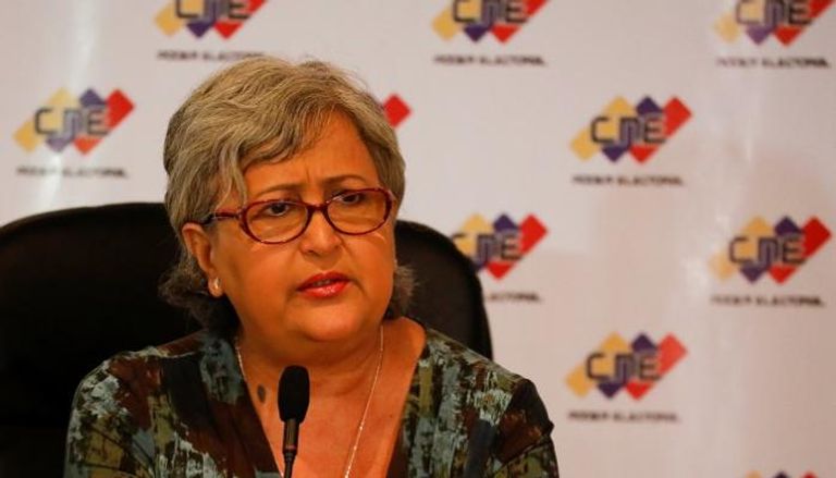 تيبيساي لوسينا رئيسة المجلس الانتخابي في فنزويلا - رويترز